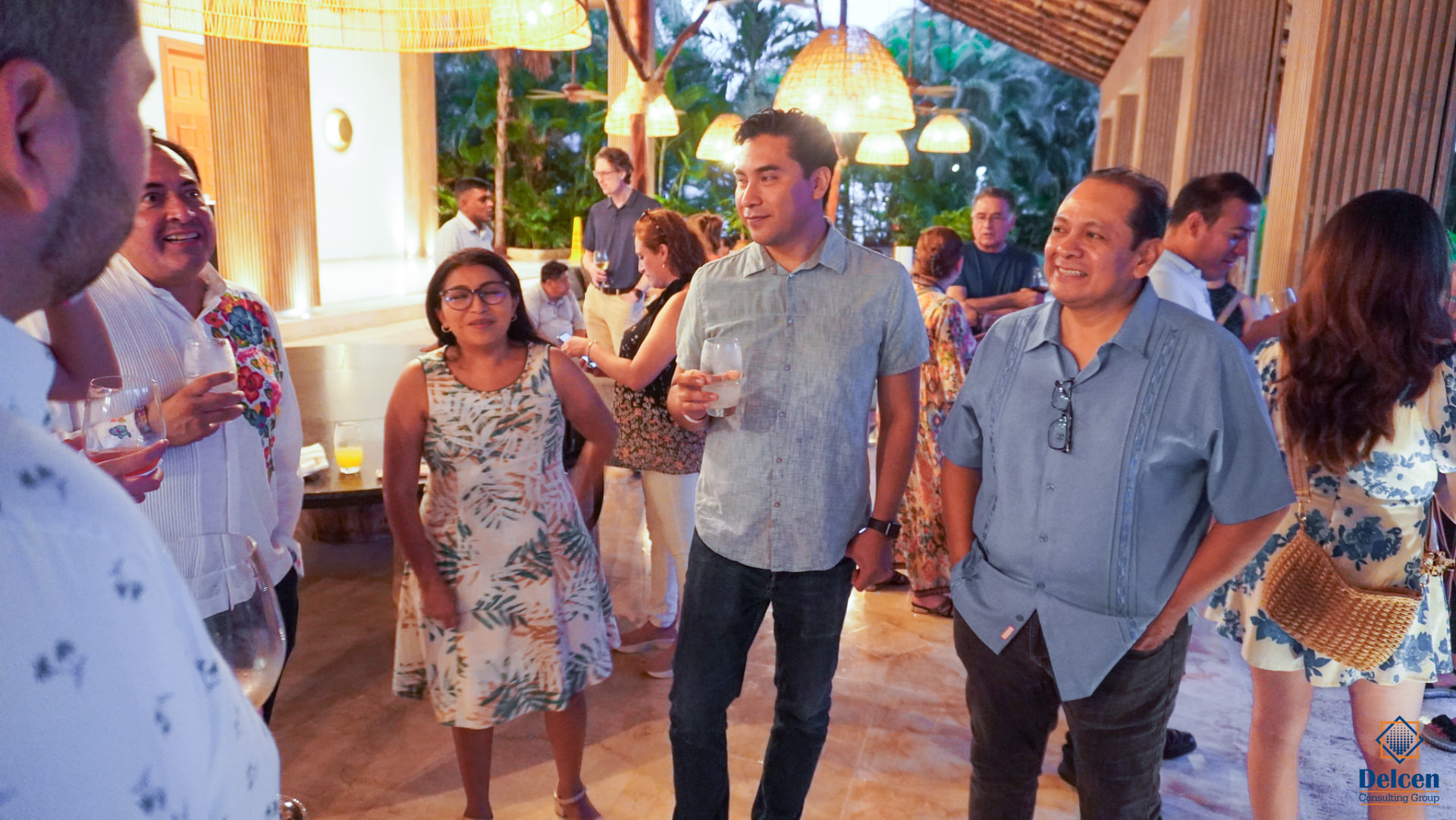 Encuentro social de la noche del Congreso Latam de Inocuidad Alimentaria 2024 en Cancún