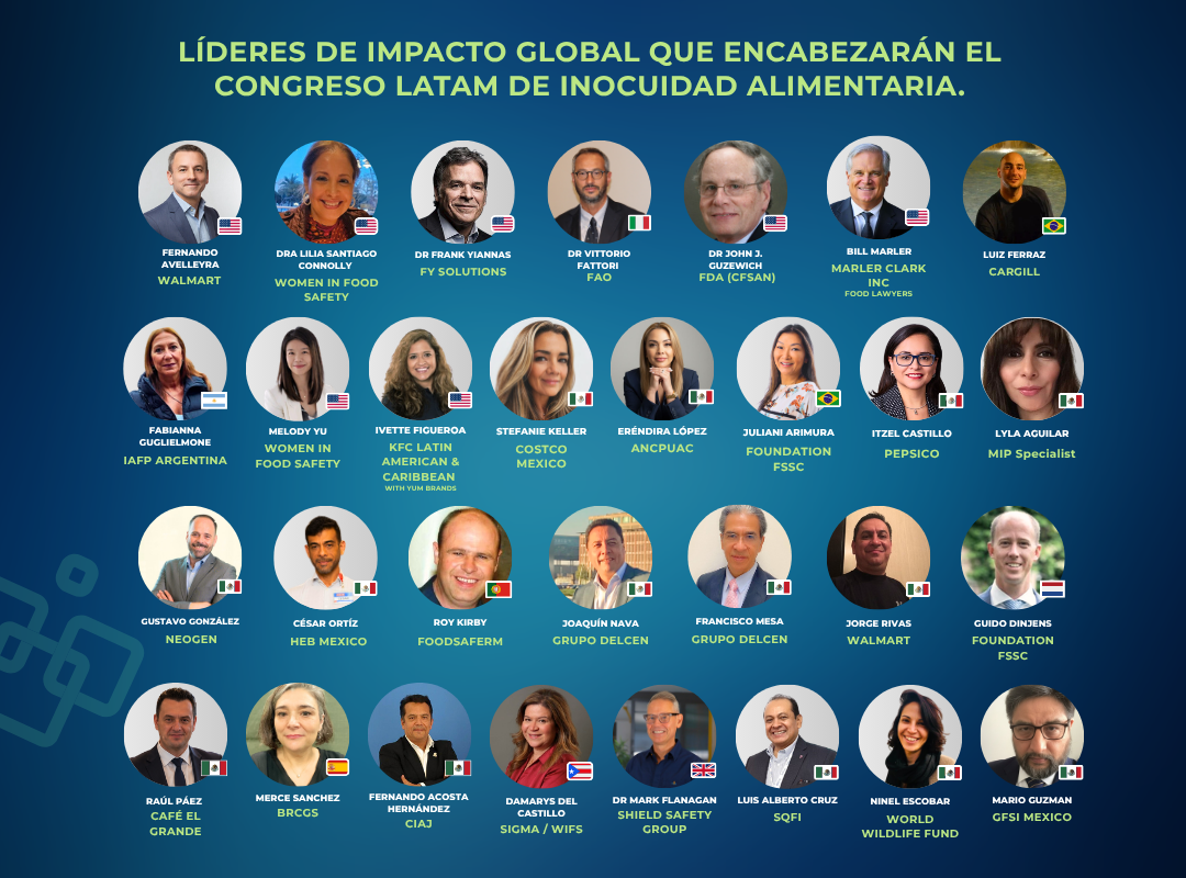 Conferencistas del Congreso Latinoamercicano de Inocuidad
